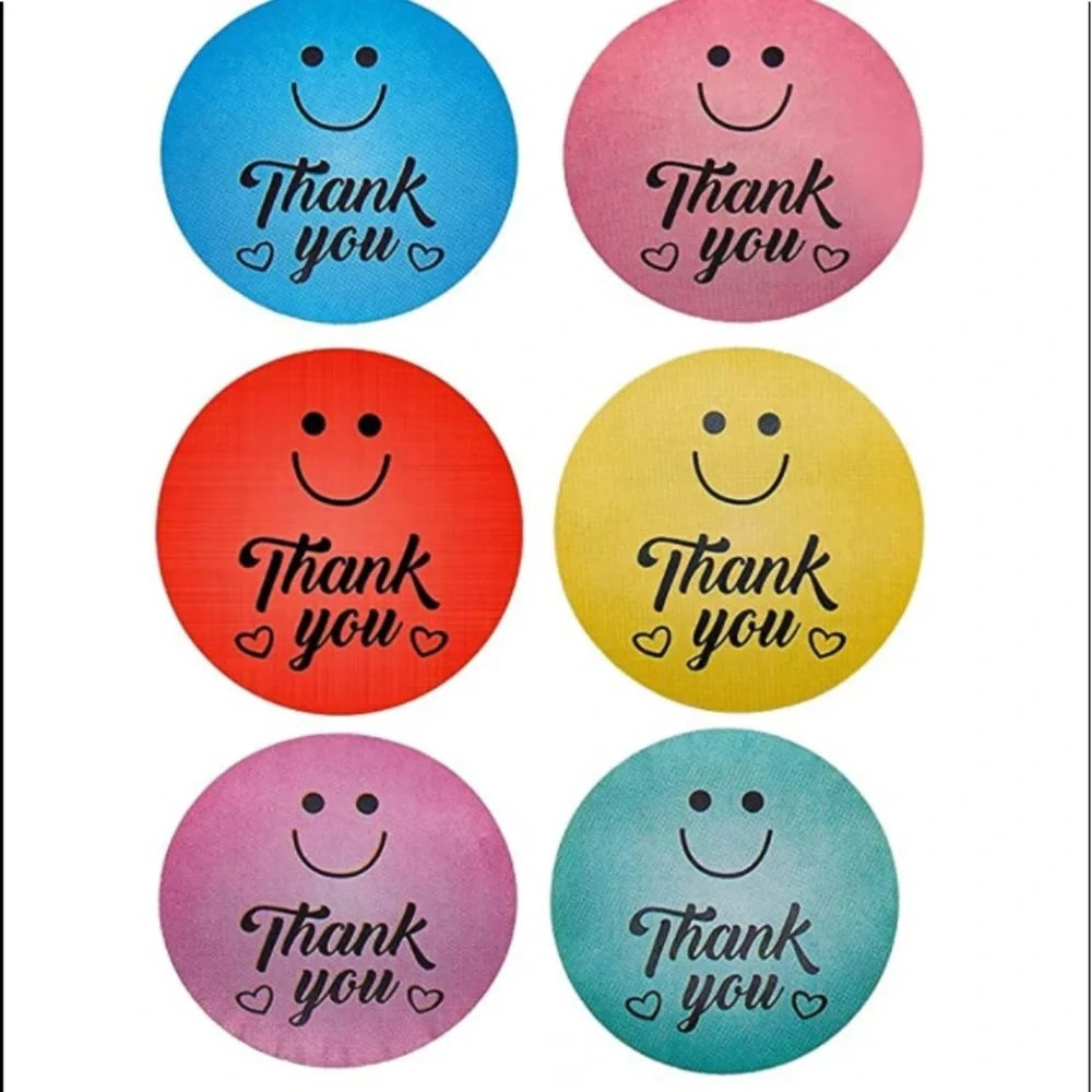 100 ~1.5” Thank You Boutique Stickers 🌟🆕🌟 2 For $15 (Bundle & Save)